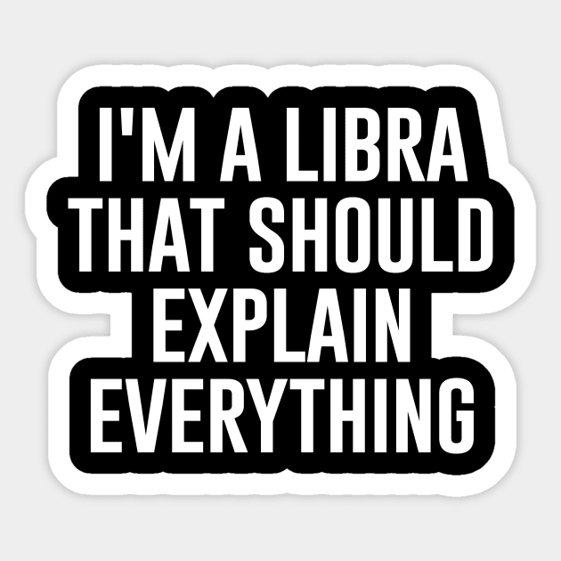 I'm A Libra Sticker by anupasi